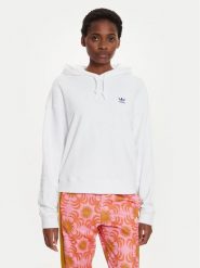 Adidas Bluza Adibreak IS2435 Biały Loose Fit. Białe bluzy damskie Adidas, xl, bez wzorów, z bawełny, bez ramiączek, bez kaptura. Za 379.99 zł.