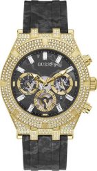 Zegarek Guess Zegarek męski Guess GW0418G2 CYRKONIE szary. Szare zegarki męskie Guess, z aplikacjami. Za 943.00 zł.