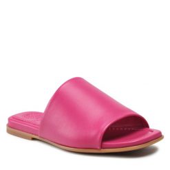 Klapki Unisa. Czerwone klapki damskie Unisa, bez wzorów, bez obcasa, bez zapięcia. Za 279.99 zł.