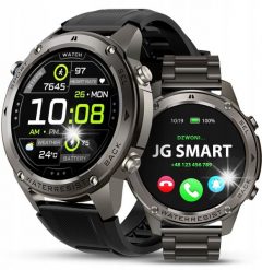 Smartwatch JG Smart ZEGAREK SMARTWATCH MĘSKI WODOODPORNY ROZMOWY MENU PL SPORT GPS SMART WATCH. Zegarki męskie JG Smart, bez wzorów. Za 798.77 zł.