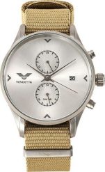 Zegarek Vendetta męski Tribeca srebrny (VE2017). Szare zegarki męskie Vendetta, bez wzorów, srebrne. Za 299.00 zł.