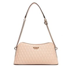 Torebka Guess. Czerwone listonoszki damskie Guess, z aplikacjami, bez dodatków. Za 359.99 zł.