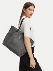 U.S. Polo Assn. Torebka BIUXT8582WVP Czarny. Czarne shopperki damskie U.S. Polo Assn., bez wzorów, ze skóry, bez dodatków. Za 149.99 zł.