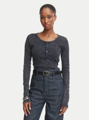 G-Star Bluzka Vintage D29966-E800 Granatowy Slim Fit. Niebieskie bluzki damskie G-Star, l, bez wzorów, z bawełny, retro, bez kołnierzyka, bez ramiączek. Za 199.99 zł.