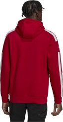Adidas Bluza adidas SQUADRA 21 Sweet Hoody M czerwona HC6282 czerwony XXL. Czerwone bluzy męskie Adidas, m, bez wzorów, bez ramiączek, bez kaptura. Za 139.19 zł.