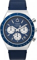 Zegarek Timex Zegarek męski Timex TW2W51700 niebieski. Niebieskie zegarki męskie Timex, bez wzorów. Za 891.00 zł.