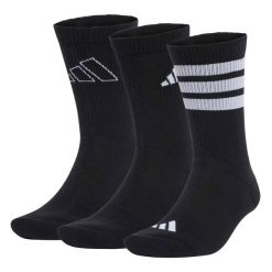 Zestaw Skarpet Z Logo Adidas Sport 3Pp Dorośli. Czarne skarpety męskie Adidas, bez wzorów. Za 52.00 zł.
