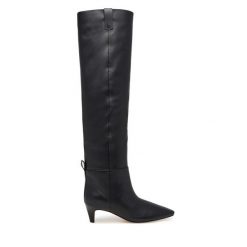 Kozaki MICHAEL Michael Kors. Czarne kozaki damskie MICHAEL Michael Kors, bez wzorów, bez obcasa, na szpilce, bez zapięcia. Za 1,779.00 zł.