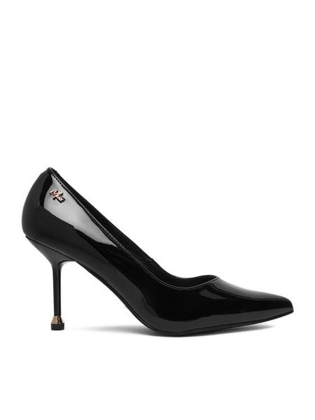 MEXX Szpilki EO-WS1312-01 Czarny. Czarne szpilki damskie Mexx, bez wzorów, ze skóry, bez obcasa, na szpilce, bez zapięcia. Za 329.99 zł.