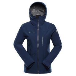 Kurtka damska trekkingowa wodoodporna Alpine Pro Zarra 2. Niebieskie kurtki sportowe damskie Alpine Pro, m, z aplikacjami, z hardshellu, bez ramiączek, z kapturem, trekkingowe. Za 899.00 zł.