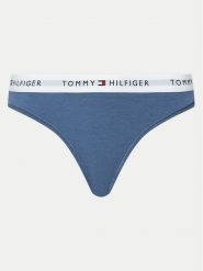 Tommy Hilfiger Figi klasyczne UW0UW03836 Niebieski. Niebieskie majtki damskie Tommy Hilfiger, z bawełny. Za 79.99 zł.