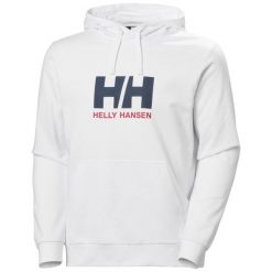 Bluza z kapturem Helly Hansen HH Logo 2.0. Białe bluzy sportowe męskie Helly Hansen, m, bez wzorów, z bawełny, z kapturem. W wyprzedaży za 278.10 zł.