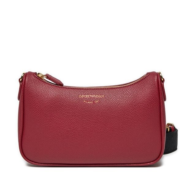 Torebka Emporio Armani. Czerwone listonoszki damskie Emporio Armani, bez wzorów, bez dodatków. Za 459.99 zł.