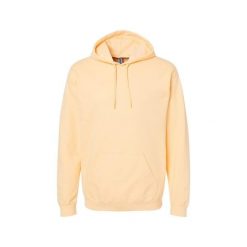 Bluza Z Kapturem Dla Dorosłych Unisex Softstyle Fleece Midweight. Żółte bluzy męskie GILDAN, m, bez wzorów, bez ramiączek, z kapturem. Za 146.99 zł.