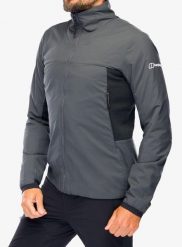 Kurtka polarowa męska Berghaus MTN Guide MW Hybrid Jacket. Szare kurtki sportowe męskie Berghaus, m, bez wzorów, z materiału, bez kaptura, narciarskie, primaloft. Za 768.40 zł.