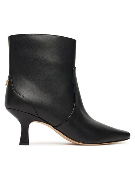 Coach Botki Sculpted C CBP25 Czarny. Czarne botki damskie Coach, bez wzorów, ze skóry, bez obcasa, na szpilce, bez zapięcia. Za 1,299.00 zł.