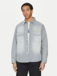 HUGO Koszula jeansowa Ebolt 50539045 Niebieski Oversize. Niebieskie koszule męskie Hugo, m, bez wzorów, z bawełny, bez kołnierzyka, bez ramiączek. Za 299.99 zł.