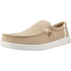 Buty HEY DUDE MIKKA JUTE Beżowy. Brązowe buty zimowe męskie SENZA MARCA, bez wzorów, z tkaniny, bez obcasa, bez zapięcia. Za 283.99 zł.