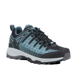 Buty trekkingowe damskie TREZETA Thunder W's z membraną WP. Niebieskie obuwie trekkingowe damskie Trezeta, bez zapięcia. Za 393.00 zł.
