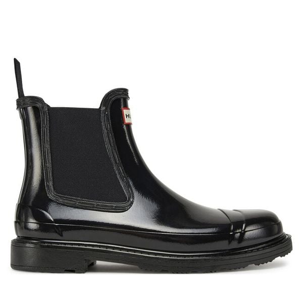 Kalosze Hunter. Czarne kalosze damskie Hunter, bez wzorów, bez zapięcia. Za 499.99 zł.