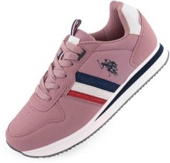 Obuwie damskie U.S. Polo Assn. trampki różowe. Czerwone trampki i tenisówki damskie U.S. Polo Assn., z aplikacjami, z materiału, bez zapięcia. Za 95.20 zł.