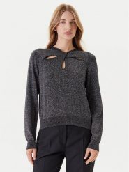 United Colors Of Benetton Sweter 1194D10C4 Szary Regular Fit. Szare swetry nierozpinane damskie United Colors Of Benetton, s, bez wzorów, z bawełny, bez kołnierzyka, bez ramiączek. Za 259.99 zł.