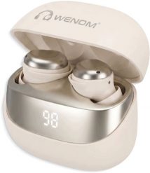 Słuchawki Wenom Bezprzewodowe bluetooth 5.4 PRO dokanałowe Dwa mikrofony Spe 15. Słuchawki dokanałowe Wenom. Za 99.00 zł.