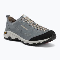 Buty trekkingowe Kimberfeel Folin 2. Szare obuwie trekkingowe damskie Kimberfeel, z materiału, przed kostkę, bez zapięcia. Za 529.99 zł.