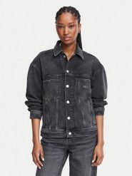 Tommy Jeans Kurtka jeansowa Archive Trucker DW0DW23574 Szary ciemny Regular Fit. Szare kurtki damskie Tommy Jeans, l, bez wzorów, z jeansu, bez kaptura. Za 749.99 zł.