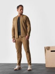 4F Spodnie treningowe szybkoschnące z materiałów z recyklingu męskie 4F x Robert Lewandowski XL. Brązowe spodnie materiałowe męskie 4F, l, bez wzorów, z dzianiny, na fitness i siłownię. W wyprzedaży za 169.99 zł.