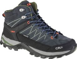 Buty trekkingowe męskie CMP Rigel Mid Trekking Shoe Wp Antracite/Torba r. 44 (3Q12947-51UG). Buty zimowe męskie CMP, bez wzorów, bez obcasa, bez zapięcia. Za 410.57 zł.