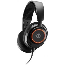 SteelSeries Arctis Nova 3 czarny. Czarne słuchawki dla graczy STEELSERIES. Za 329.00 zł.