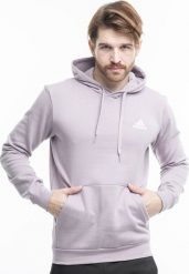 Adidas Bluza męska adidas Essentials Fleece Hoodie fioletowa IN0328 L. Fioletowe bluzy męskie Adidas, l, bez wzorów, bez kaptura. Za 185.97 zł.