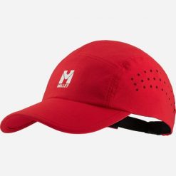 Czapka z daszkiem Millet Chamonix 5 Panel Cap Czerwony Active Fit. Czerwone czapki damskie Millet, bez wzorów, z tkaniny, sportowe. Za 159.00 zł.