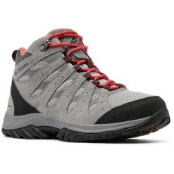 Buty trekkingowe damskie Columbia Redmond III Wodoodporne. Czerwone obuwie trekkingowe damskie Columbia, z materiału, bez zapięcia. Za 425.50 zł.