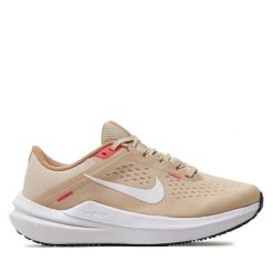 Buty do biegania Nike. Brązowe obuwie sportowe damskie Nike, bez wzorów, bez zapięcia, do biegania. Za 359.99 zł.