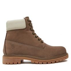 Trapery Lumberjack. Brązowe trapery damskie Lumberjack, bez zapięcia. Za 529.99 zł.