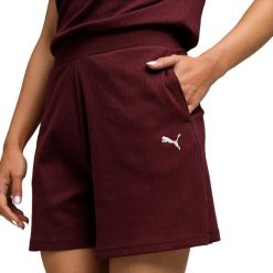 Szorty damskie Puma ESS Eleveted 5. Czerwone szorty damskie Puma, bez wzorów, eleganckie. Za 196.50 zł.