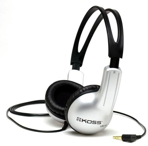Słuchawki Koss Słuchawki nauszne UR10 z kablem, nauszne, srebrne/czarne. Czarne słuchawki nauszne Koss. Za 77.67 zł.
