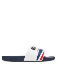 Blauer Klapki S5JASPER01 Granatowy. Niebieskie klapki męskie Blauer, bez wzorów, z tworzywa sztucznego, bez zapięcia. Za 109.99 zł.