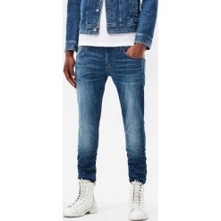 G-Star Raw - Jeansy. Niebieskie jeansy męskie G-Star Raw, z bawełny, retro. W wyprzedaży za 299.90 zł.