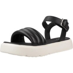 Sandały GEOX J SANDAL KODETTE GIR Czarny. Czarne sandały męskie Geox, bez wzorów, ze skóry, sportowe, bez zapięcia. Za 214.99 zł.