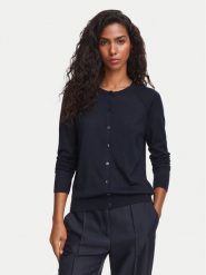 BOSS Kardigan Fonami 50545031 Granatowy Regular Fit. Niebieskie kardigany damskie Boss, s, bez wzorów, z wełny, bez kołnierzyka. Za 849.99 zł.