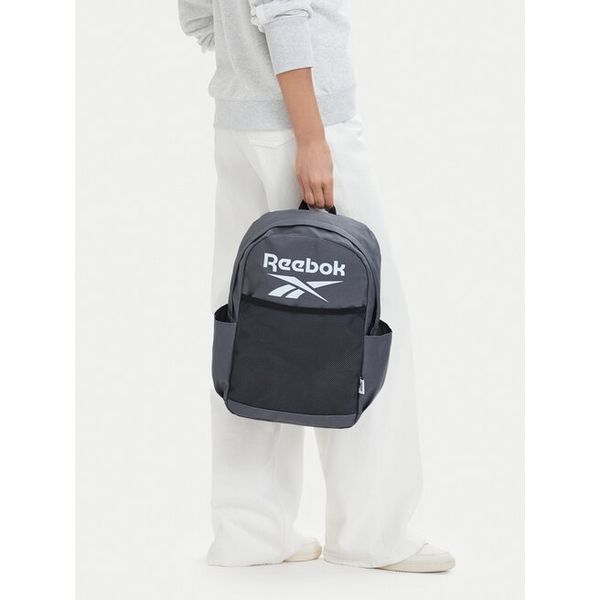 Plecak Reebok. Szare plecaki męskie Reebok, bez wzorów, sportowe. Za 69.99 zł.
