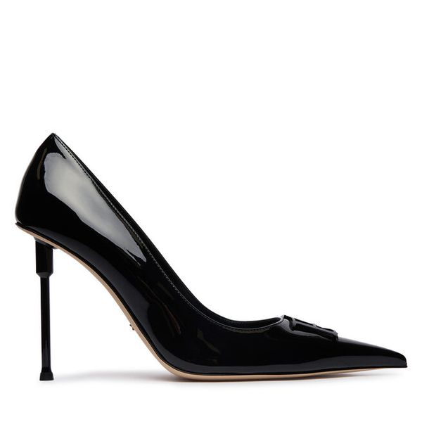 Szpilki Elisabetta Franchi. Czarne szpilki damskie Elisabetta Franchi, bez wzorów, bez obcasa, na szpilce, bez zapięcia. Za 2,779.00 zł.