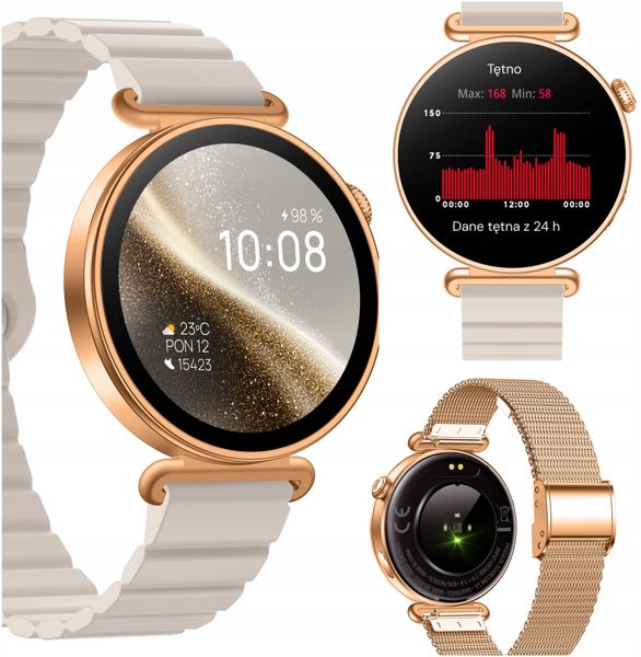 Smartband Forever SB-380 Rose Gold (GSM274192). Czerwone smartbandy Forever. Za 349.00 zł.