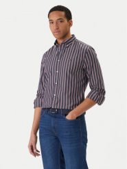 Tommy Hilfiger Koszula MW0MW42441 Granatowy Regular Fit. Niebieskie koszule męskie Tommy Hilfiger, l, bez wzorów, z bawełny, bez kołnierzyka, bez ramiączek. Za 369.99 zł.