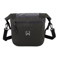 Wodoodporna torba na kierownicę roweru Willex. Czarne torby na ramię męskie WILLEX, z tkaniny, na ramię. Za 326.40 zł.