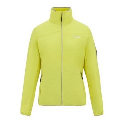 Damska Bluza Polarowa Ralina. Żółte bluzy damskie Regatta, na zimę, bez wzorów, z polaru, sportowe, bez ramiączek, bez kaptura. Za 207.99 zł.