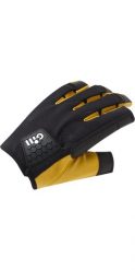 Rękawiczki żeglarskie Pro Gloves z długimi palcami, czarne. Czarne rękawiczki męskie GILL, bez wzorów. Za 240.50 zł.